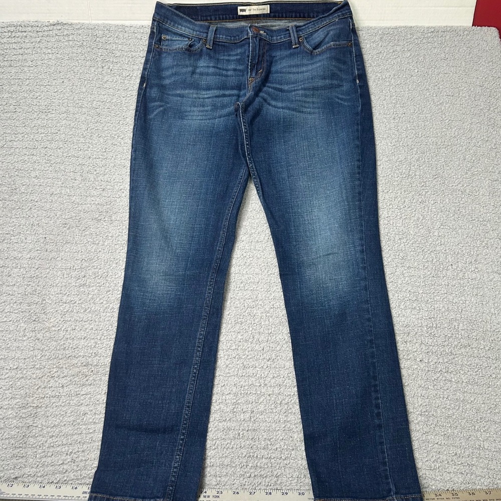 Levi's Jeans 524 Too Superlow 13M Blue Y2K Low Rise Slim Straight Denim